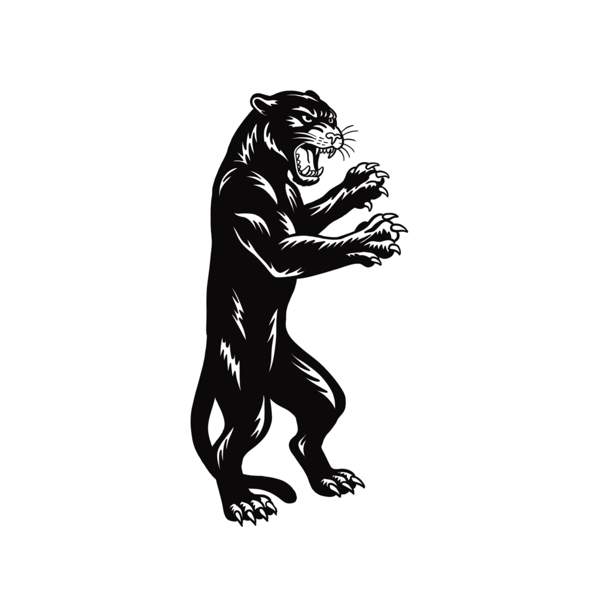Standing panther